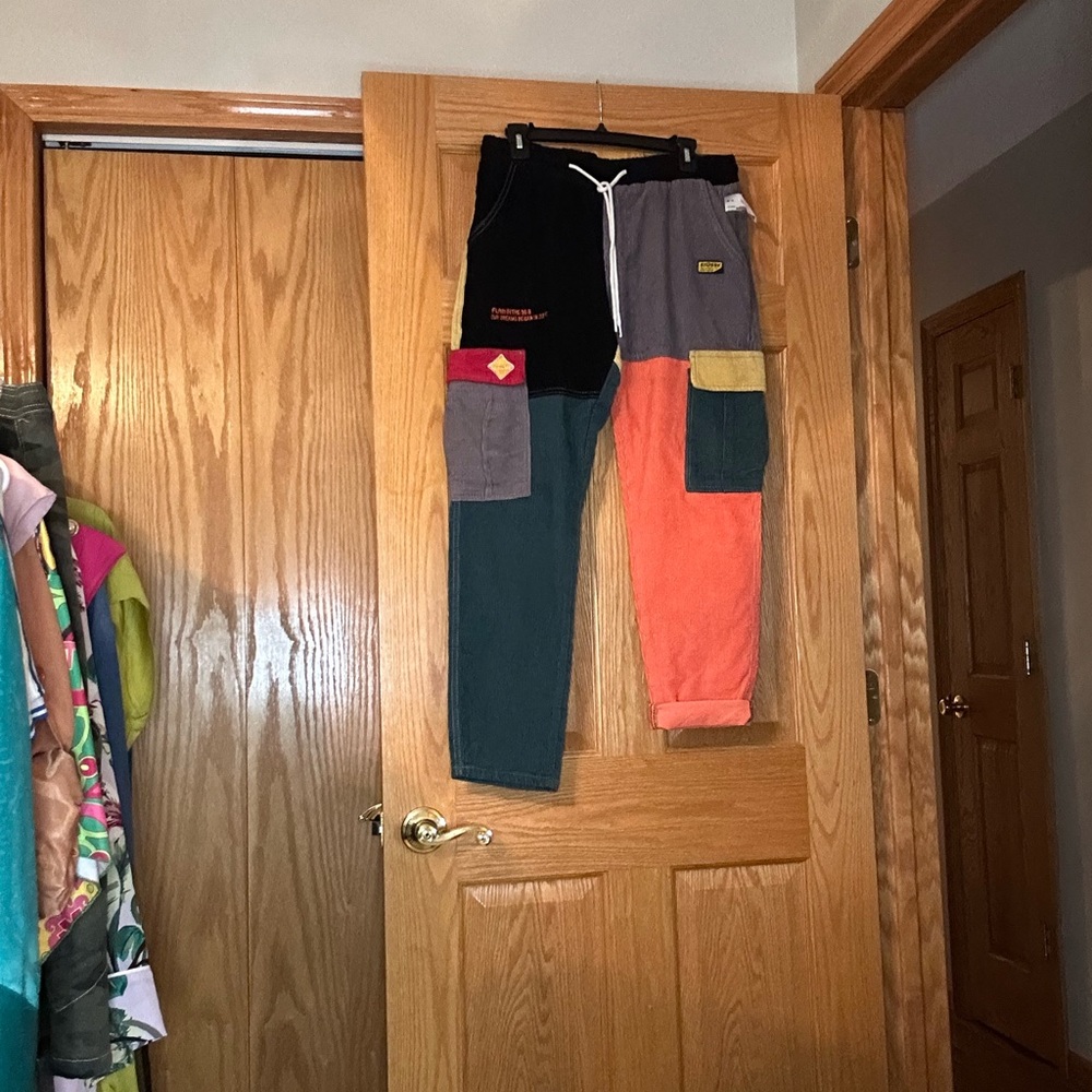 Colorful Patchwork Joggers